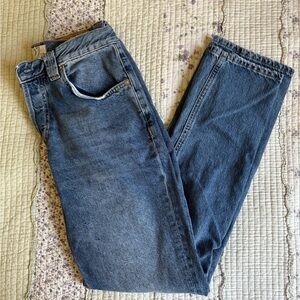 We The Free Curvy Siren Low Rise Straight Leg Jean. Size 27